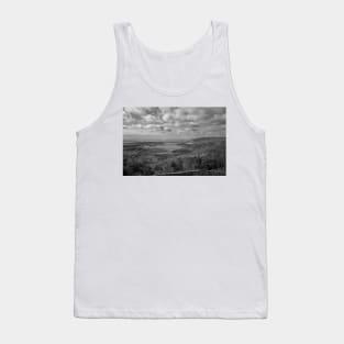 Forest and farmland landscape Tank Top